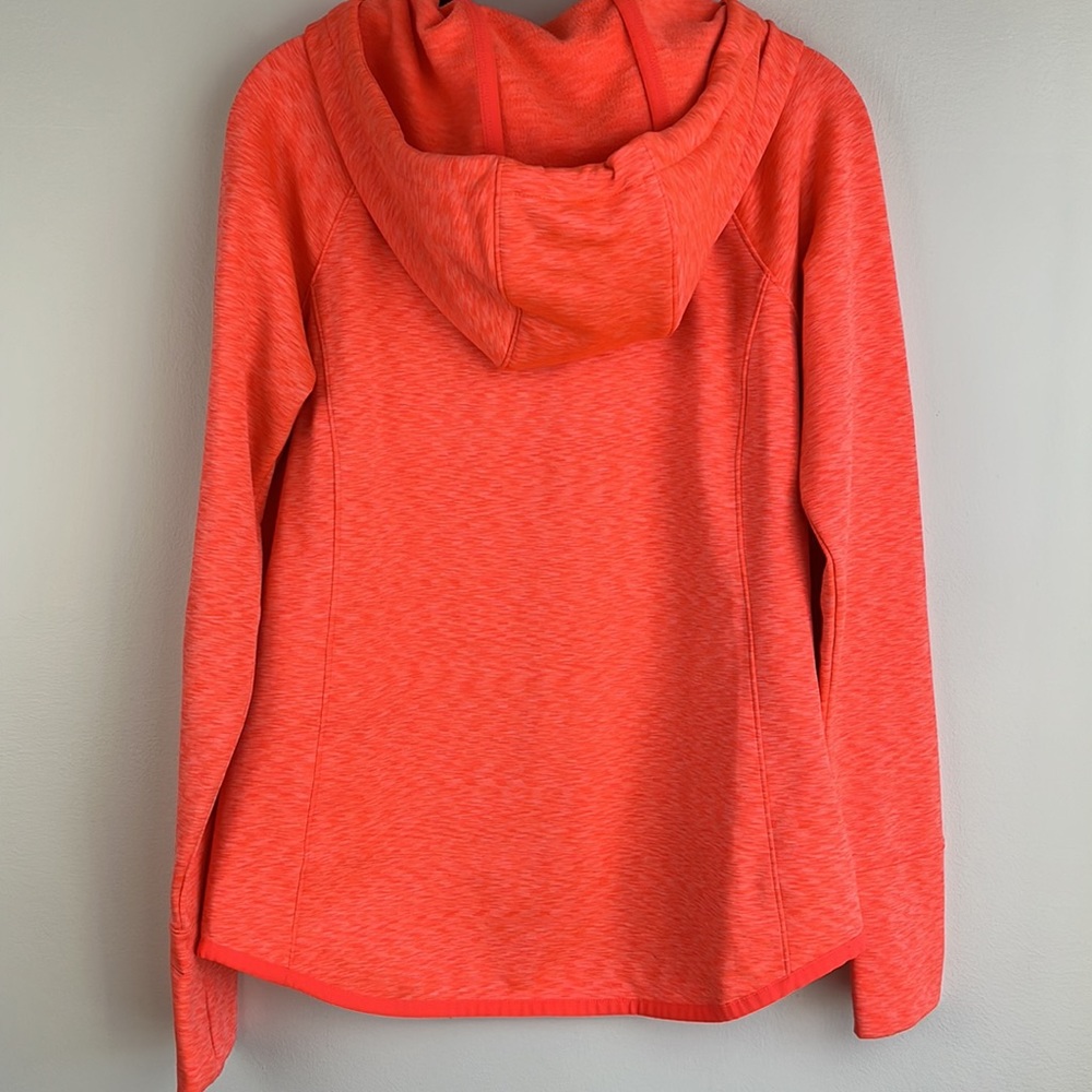 Athleta women’s Tranquility hoodie bright coral. Size Medium - Picture 8 of 11